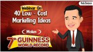 Bada Business’ Webinar On ’40 Low-Cost Marketing Ideas’ Makes 7th Guinness World Record!