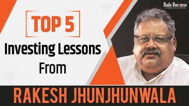 Top 5 Investment Lessons From Rakesh Jhunjhunwala For Young Investors