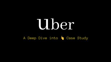 Transportation Landscape: A Deep Dive into the Uber Case Study