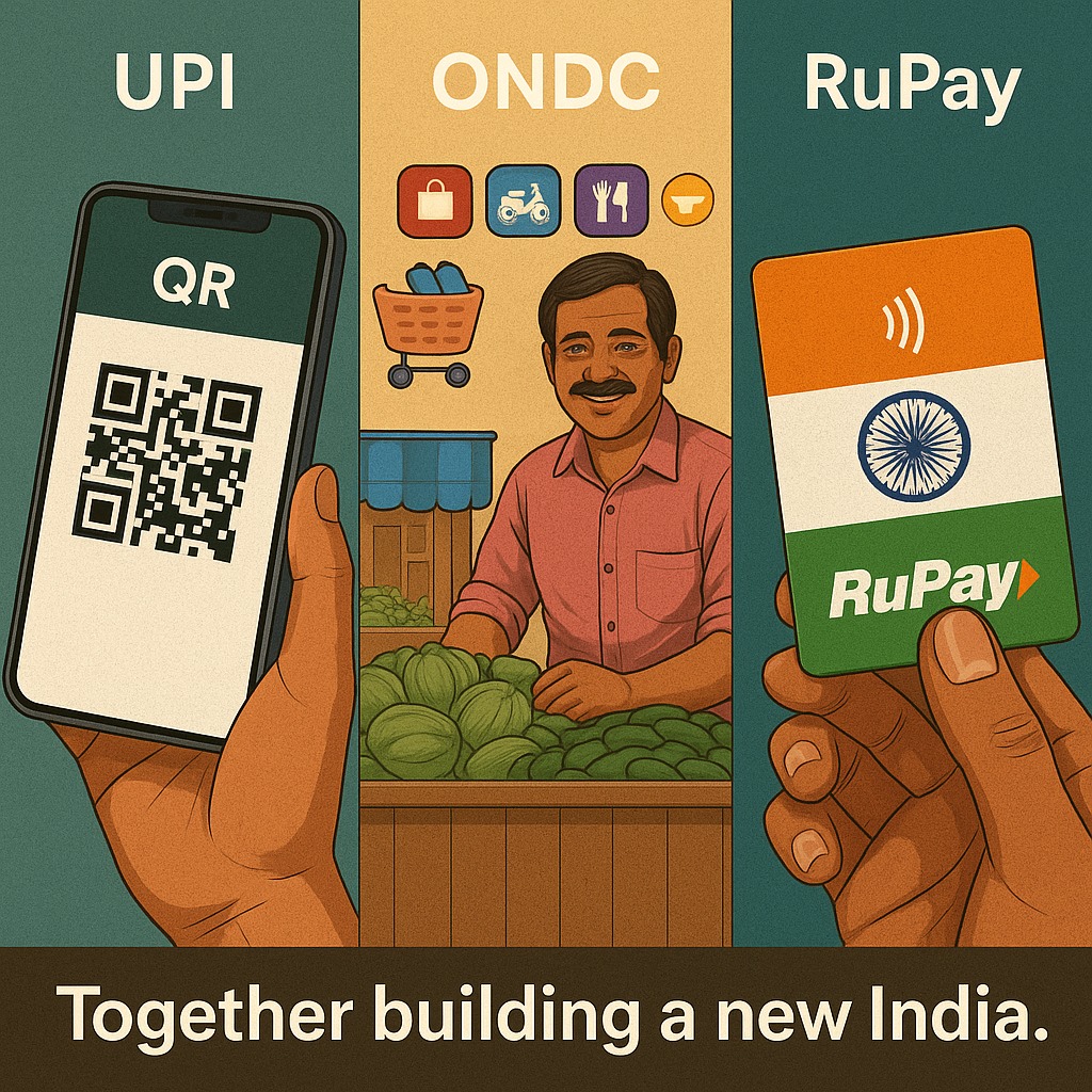 UPI, ONDC और RuPay: भारत की डिजिटल इकॉनमी को बदल रहे हैं ये 3 सिस्टम !!