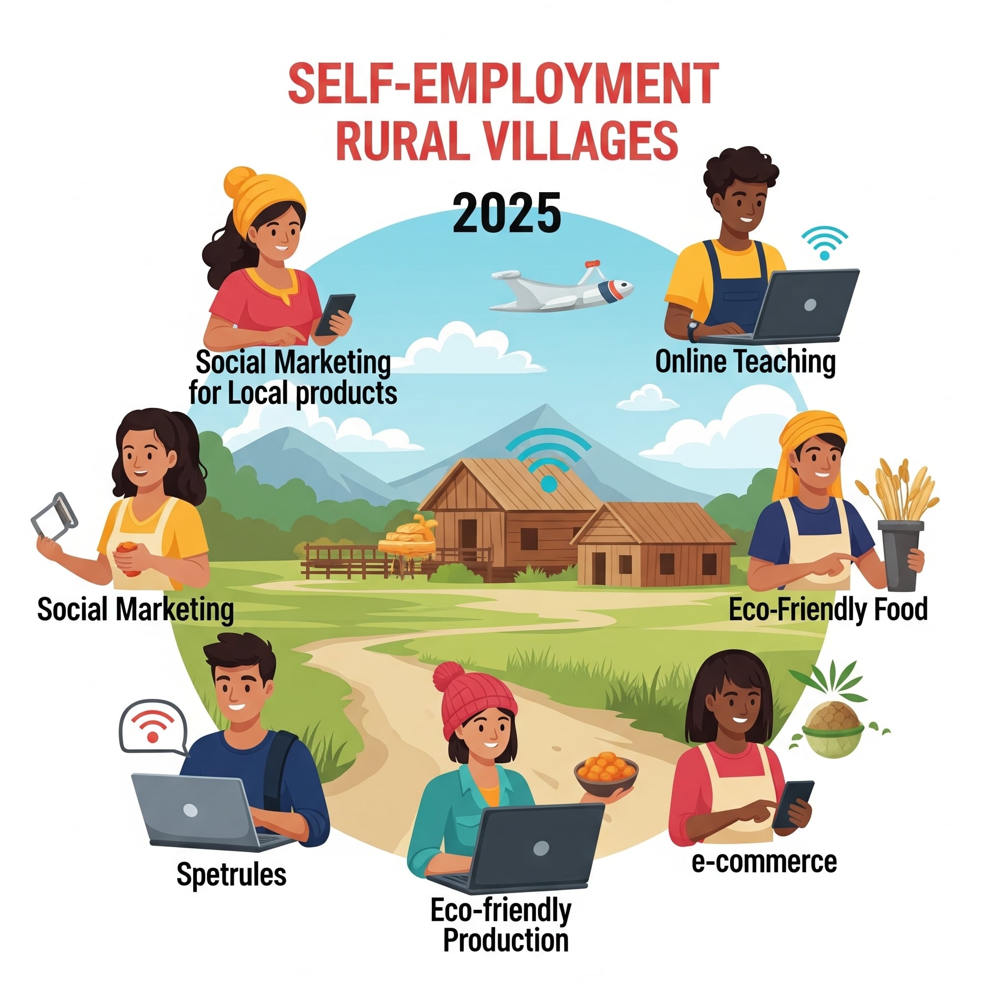 2025 में गांव के युवाओं के लिए Top 5 Self-Employment Ideas
