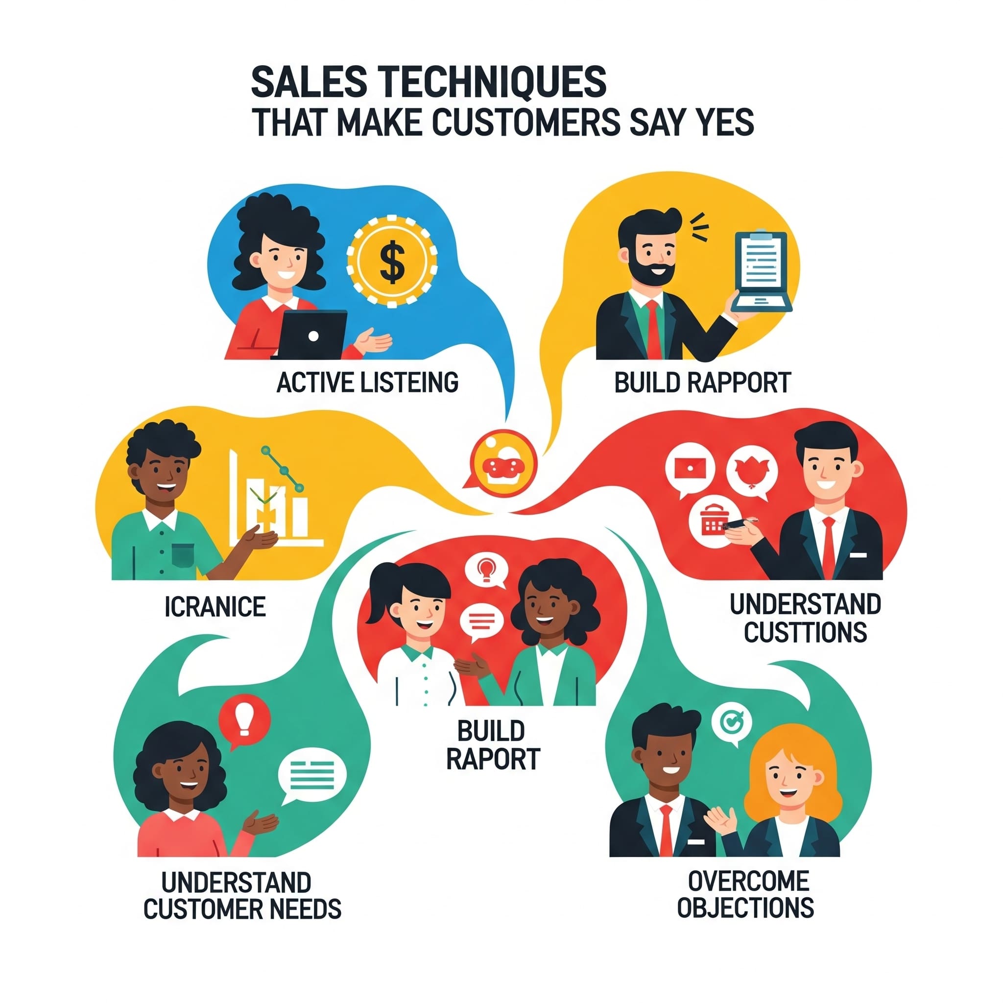 Customer को “हाँ” कहने पर मजबूर करने वाली 7 Sales Techniques
