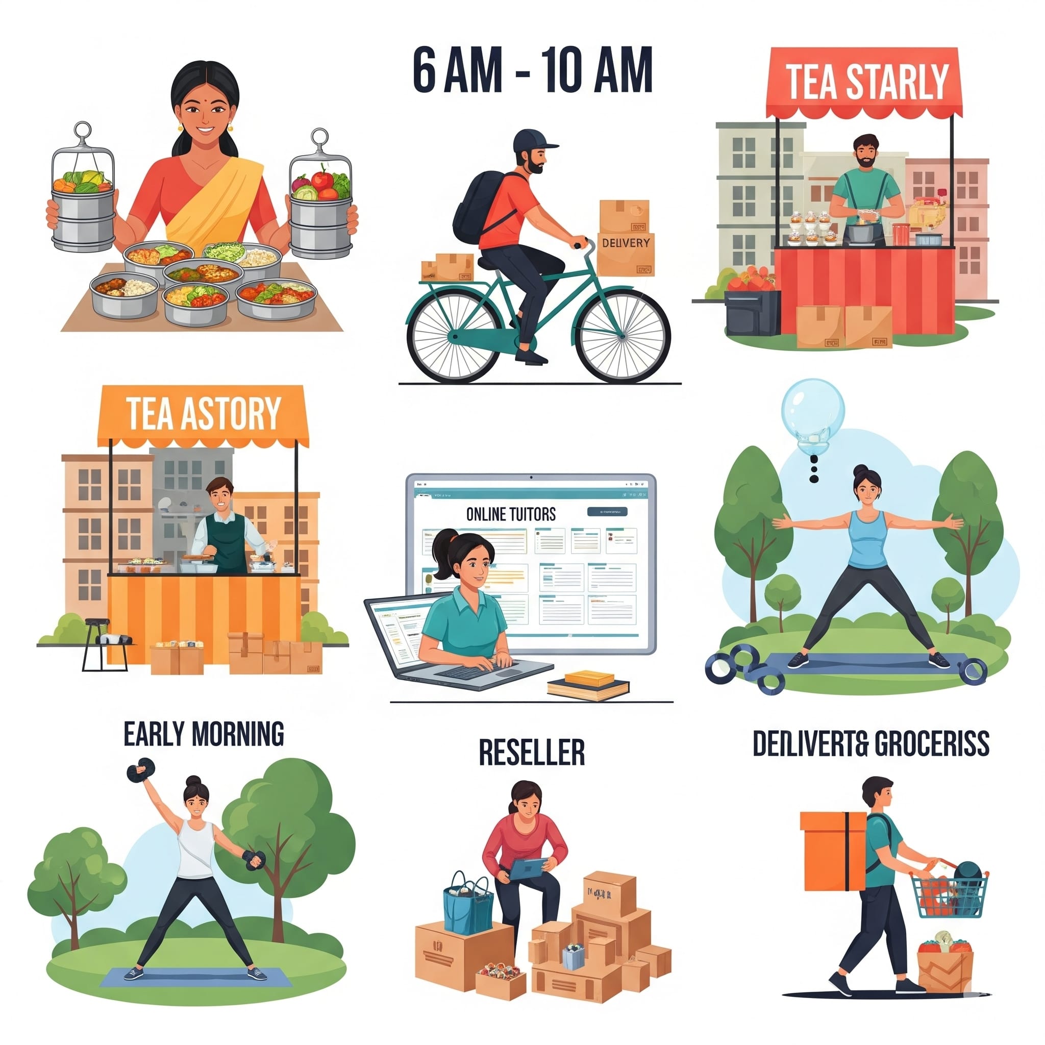 सुबह 6 से 10 बजे वाला Side Business क्या हो सकता है?