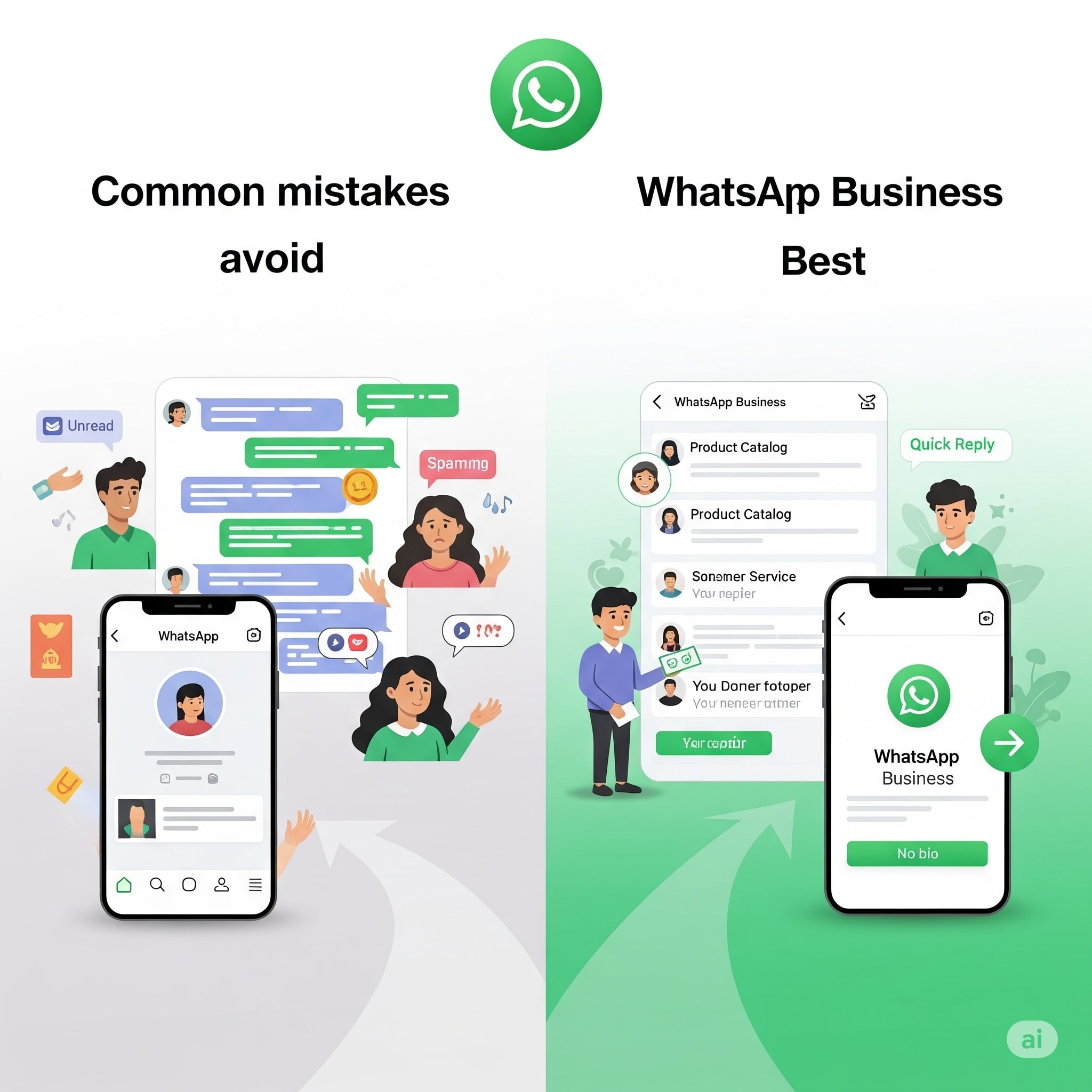 WhatsApp Business इस्तेमाल करते समय ना करें ये में 10 गलतियाँ