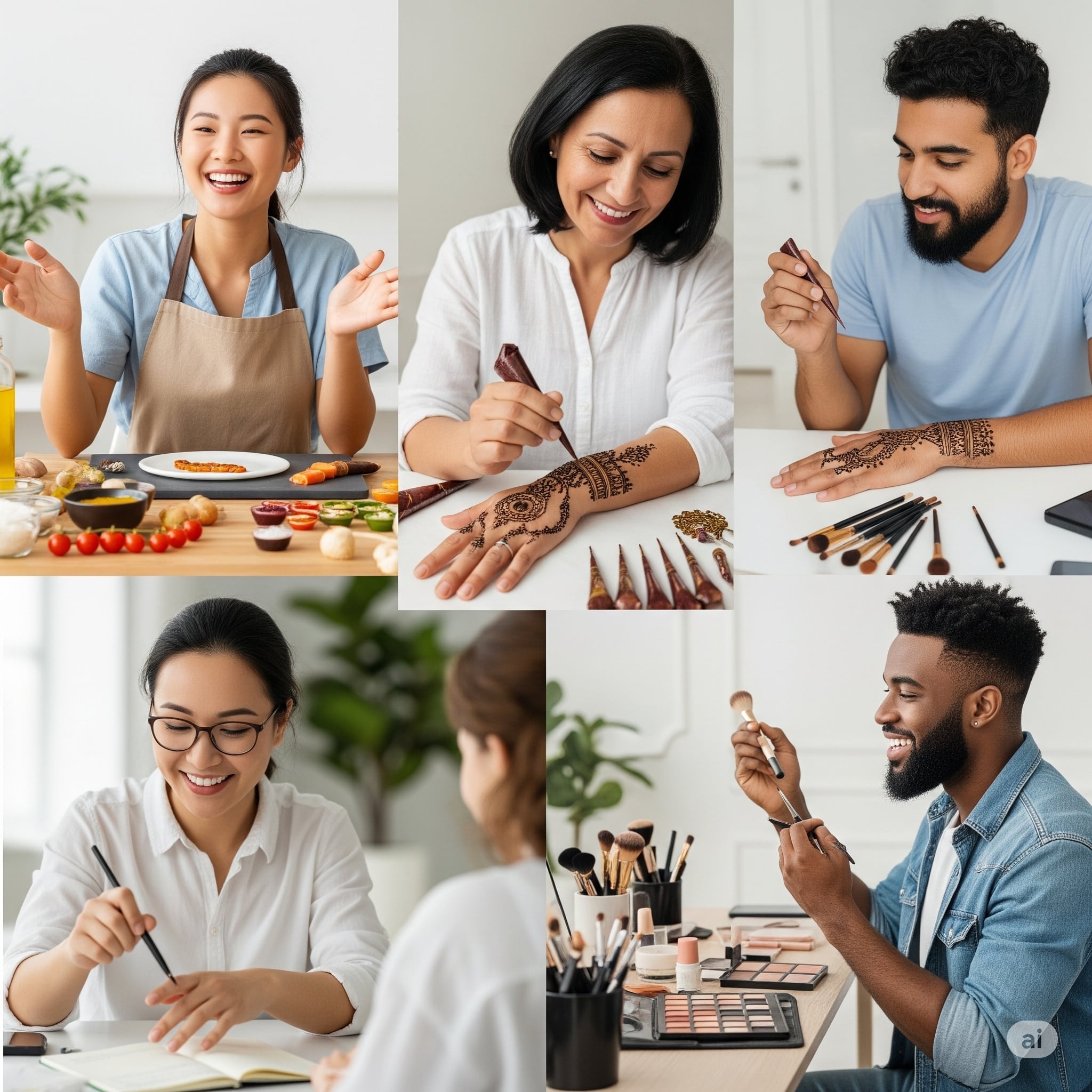 Earn from Home by Teaching Cooking, Makeup & Mehndi Online – No Investment Needed
