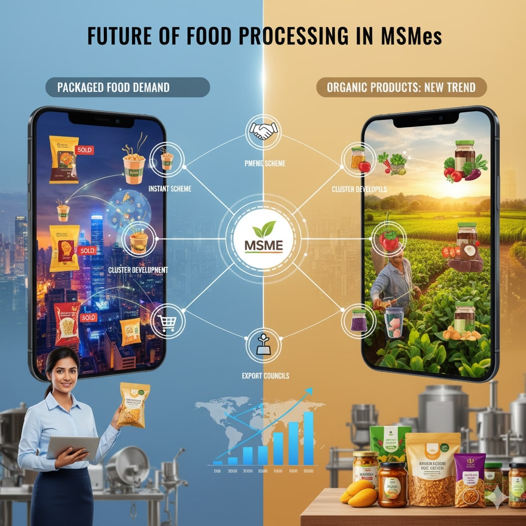 Future of Food Processing in MSMEs: पैकेज्ड फूड और ऑर्गेनिक प्रोडक्ट्स का बढ़ता ट्रेंड